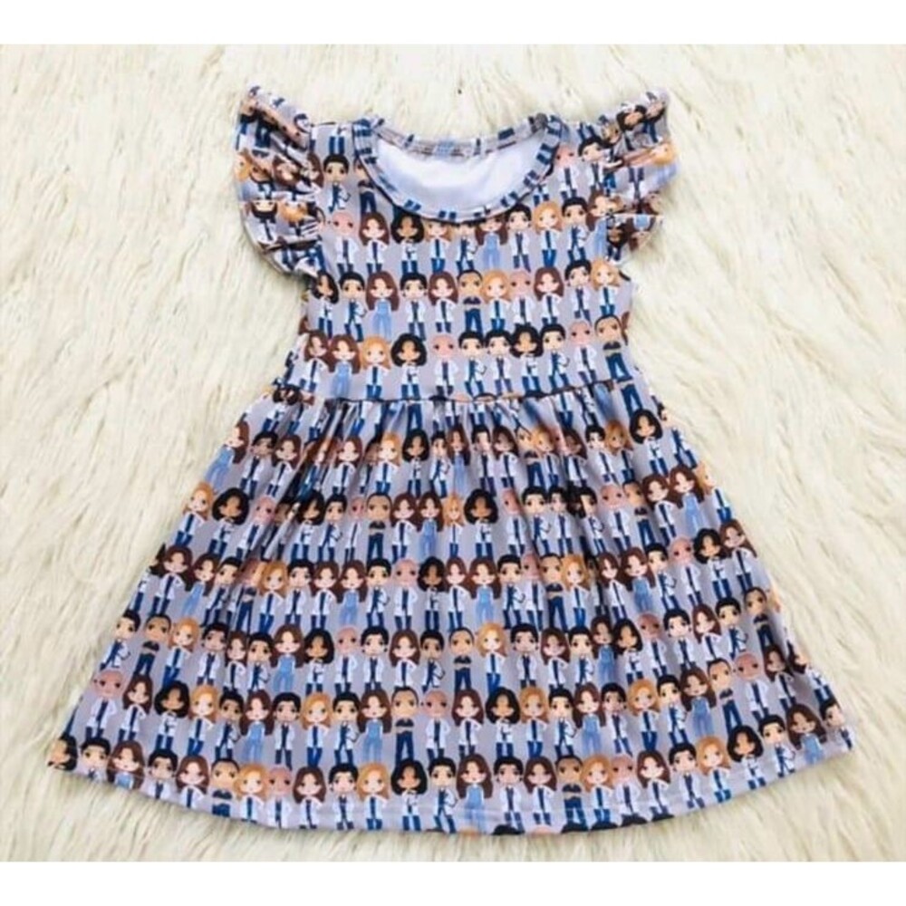 GIRLS BOUTIQUE GREYS ANATOMY DRESS SZ 4